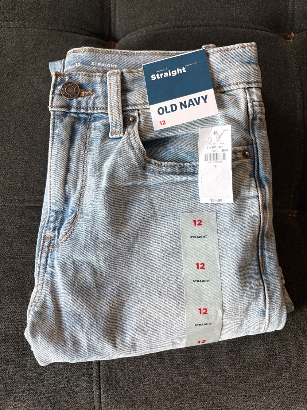 Old Navy Kids Straight Light Blue Jeans